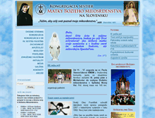 Tablet Screenshot of milosrdenstvo.sk